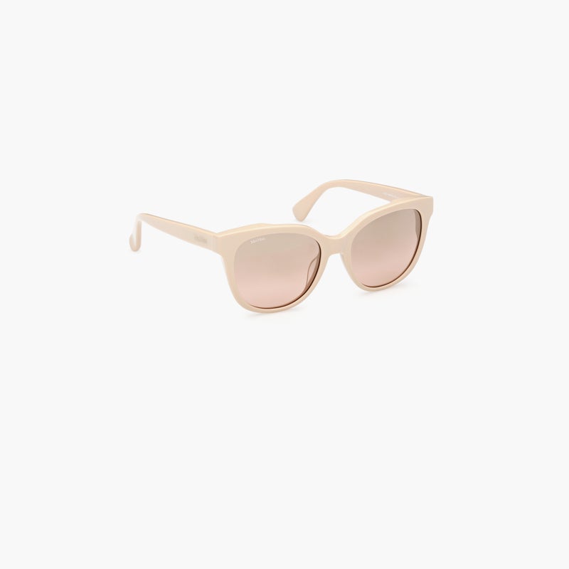 MaxMara Oval Sunglasses in Beige for Women - Image 3
